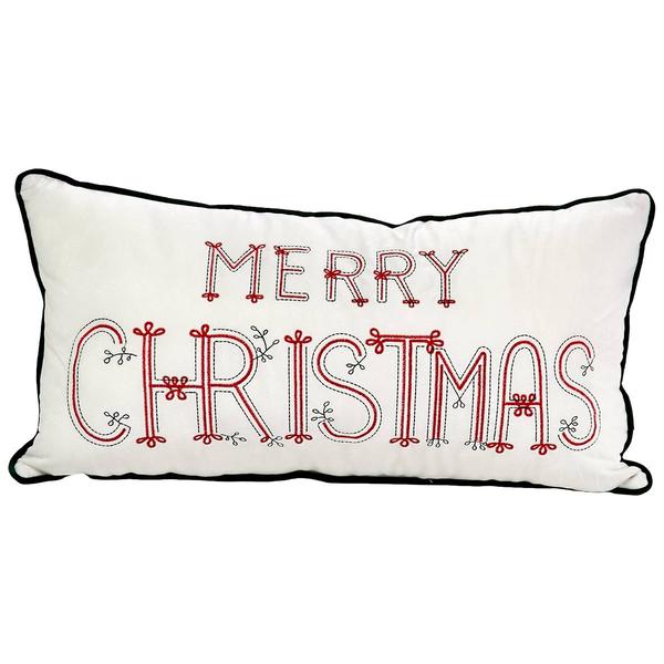 Harper Loft Merry Christmas Decorative Pillow - 12x24