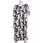 Womens Casual Time Short Sleeve Cherry Blossom Nightshirt - image 2