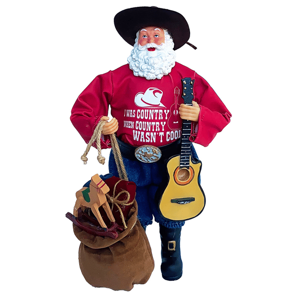 Santa''s Workshop 12in. When Country Wasn’t Cool Claus - image 