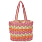 Sun ''N'' Sand Pink Paper Straw Tote - image 3