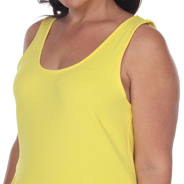 Plus Size White Mark Crystal Fit N&#8217; Flare Dress