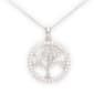 Silver Plated Tree of Life Pendant Necklace - image 1