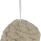 Northlight 3.75in. Beige Woven Yarn Ball Christmas Ornament - image 3