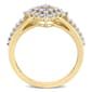 Diamond Classics™ 14kt. Gold 1/2ctw. Diamond Cluster Ring - image 3