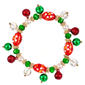 Holiday Charm Multi-Color Beaded Bracelet - image 2