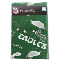 Eagles Vinyl Flock Back Tablecloth