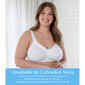 Womens Bestform Satin Trim Wire-Free Cotton Bra 5006715 - image 9