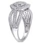Diamond Classics™ 10kt. White Gold 1/2ctw. Diamond Swirl Ring - image 4