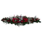 Northlight 52in. Houndstooth Bows and Berries Christmas Swag - image 2