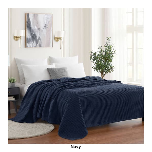Sweet Home Collection Grand Hotel Waffle Weave Blanket