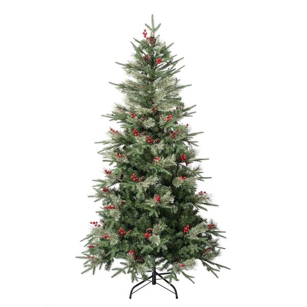 National Tree 6ft. Feel-Real&#40;R&#41; Virginia Pine Mixed Christmas Tree - image 