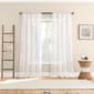 Rivalie Embroidered Sheer Rod Pocket Panel Curtain - image 4