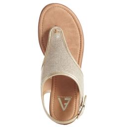 Womens Aerosoles Anya FX Foil Metallic Sandals