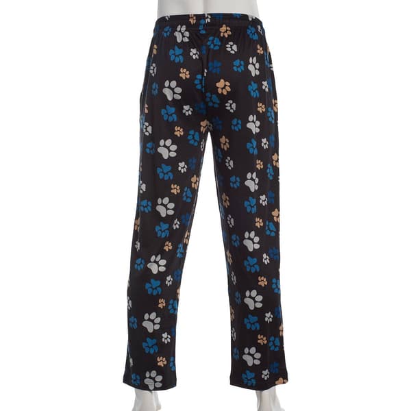 Mens Preswick & Moore® Paw Print Drawstring Pajama Pants