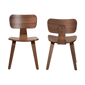 Baxton Studio Billie Wood Dining Chair Set - Set of 2 - image 2