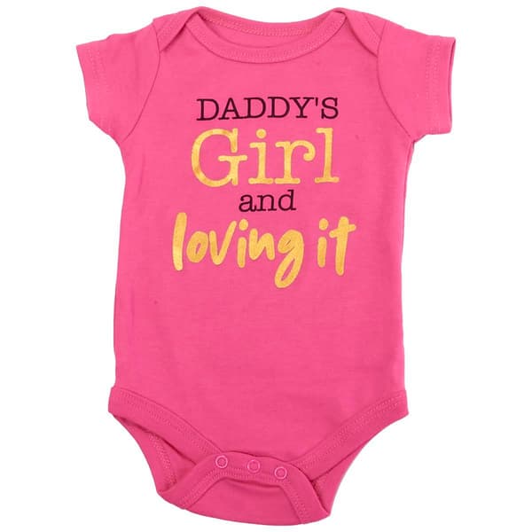 Baby Girl (3-9M) Babies With Attitude Daddys Girl Bodysuit - image 
