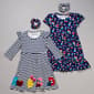 Girls &#40;4-6x&#41; Rare Too 2pk. Stripe & ABC Yummy Dresses - image 1