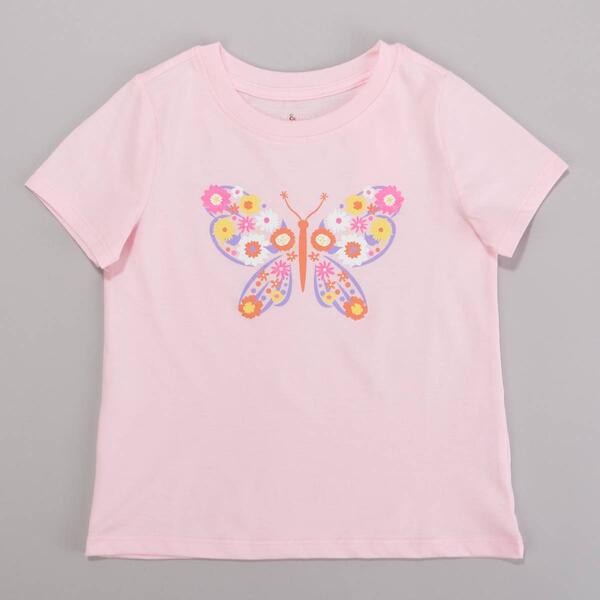 Toddler Girl Tales & Stories Floral Butterfly Graphic Tee - image 