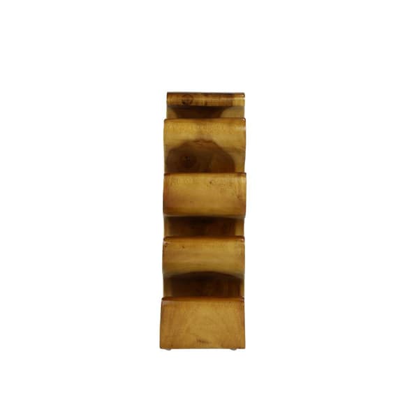 9th & Pike® Natural Acacia Wood Wine Rack Sculpture