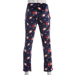 Mens Preswick & Moore® Ho Ho Ho Santa Silky Fleece Pajama Pants