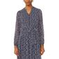 Petite MSK Long Sleeve Print Pintuck Midi Dress - image 3