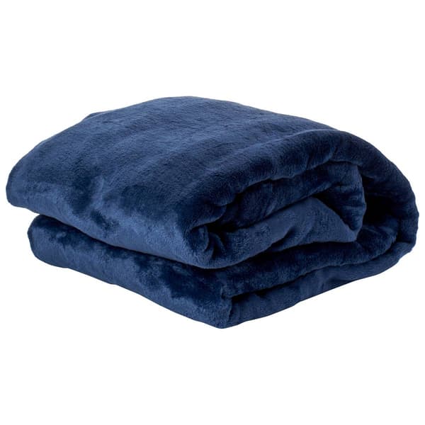 Heat Holders Solid Plush Throw - image 