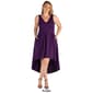 Plus Size 24/7 Comfort Apparel High Low Dress - image 2