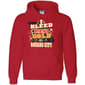 Mens Encore I Bleed Kansas Hooded Sweatshirt - image 1