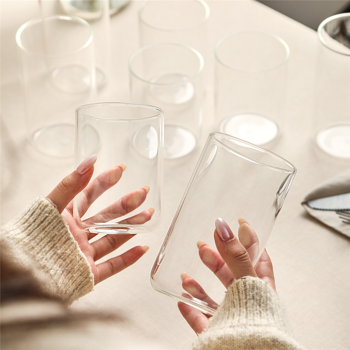 Stone Lain Celina 16pc. Borosilicate Glassware Set