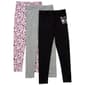 Girls (7-16) Star Ride® 3pk. Cat Leopard Leggings - image 2