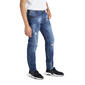 Young Mens Akademiks 5 Pocket Rip Repair Denim Jeans - image 9