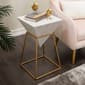 9th & Pike&#174; Gold-Tone Metal Modern Accent Table - image 7