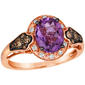 Le Vian(R) Rose Gold Amethyst & Diamond Accent Ring - image 1