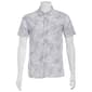 Young Mens VSTR Short Sleeve Tonal Leaf Button Down Shirt - image 1