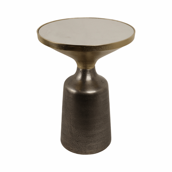 Sagebrook Home 20in. Marble top Accent Table