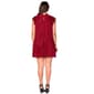 Womens 24/7 Comfort Apparel Pleated Tiered Mini Dress - image 2