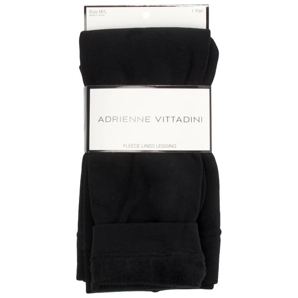 Womens Adrienne Vittadini Footless Fleece Lined Tights