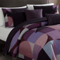 Bebejan Orchid Matrix 5pc. Reversible Comforter Set - image 4