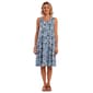 Womens Harlow & Rose Sleeveless Back Keyhole Leaf Shift Dress - image 1