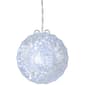 Northlight Seasonal Clear LED Hanging Crystal Sphere Decor - image 1