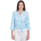 Women''s Tie Front Woven Top - image 1