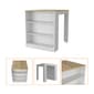 FM FURNITURE Alameda Pine Top Kitchen Island - image 4