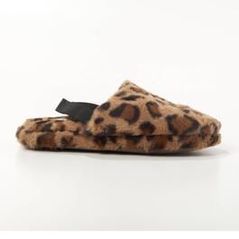 Womens Capelli New York Cheetah Faux Fur Slippers