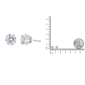 Haus of Brilliance Lab Grown Diamond Screwbacks Stud Earrings - image 6