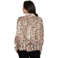Womens Skye''s the Limit Wild Romance V-Neck Cheetah Blouse - image 2