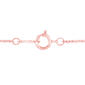 Nova Star® Lab Grown Diamond Rose Gold Plated Twist Cross Pendant - image 3