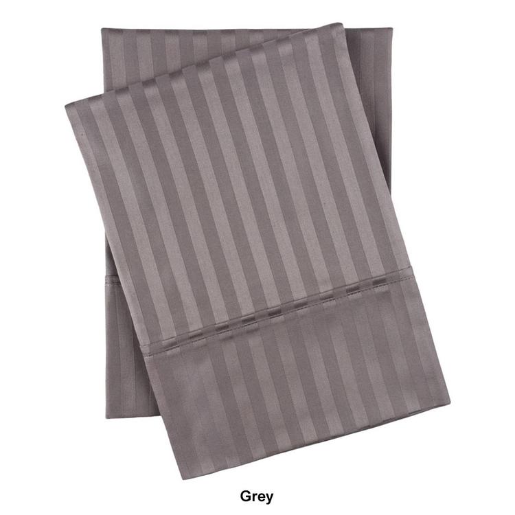 Superior 2pc. 300TC Egyptian Cotton Striped Pillowcase Set