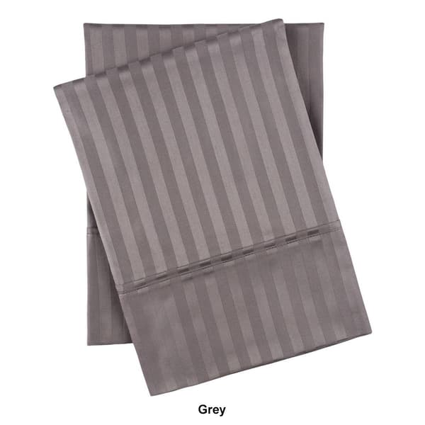 Superior 2pc. 300TC Egyptian Cotton Striped Pillowcase Set
