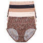 Plus Size Kathy Ireland Laser Brief Panties - 5PKBF1569XLEO - image 1