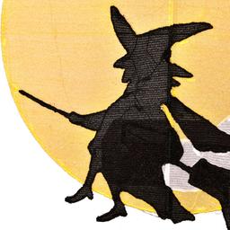 National Tree 41in. LED Moon and Flying Witch